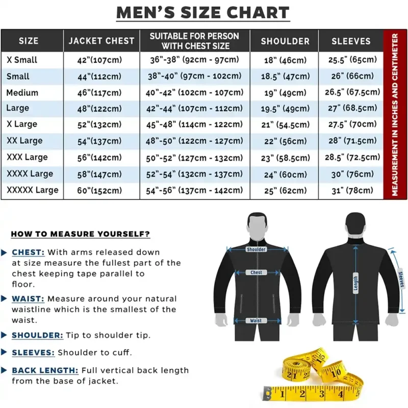 mens size chart vanquishe