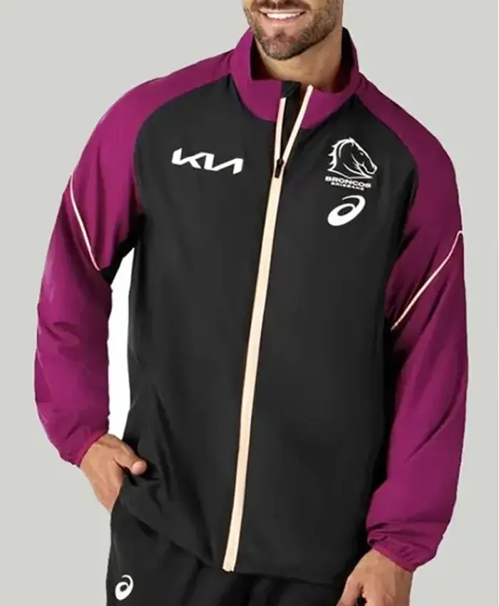 2024 NRL Brisbane Broncos Purple Jacket