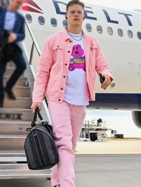 AFC Joe Burrow Pink Cotton Suit On Sale