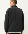 Aaron Nylon Black Jacket