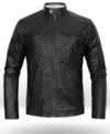 Aaron Taylor Johnson Godzilla Black Leather Jacket On Sale