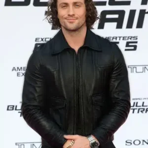 Aaron Taylor Johnson Leather Jacket