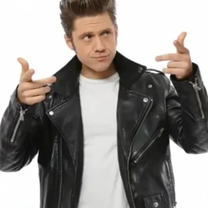 Aaron Tveit Leather Jacket