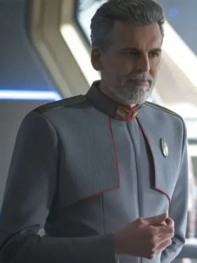 Admiral Charles Vance Star Trek Discovery S05 Grey Jacket For Sale