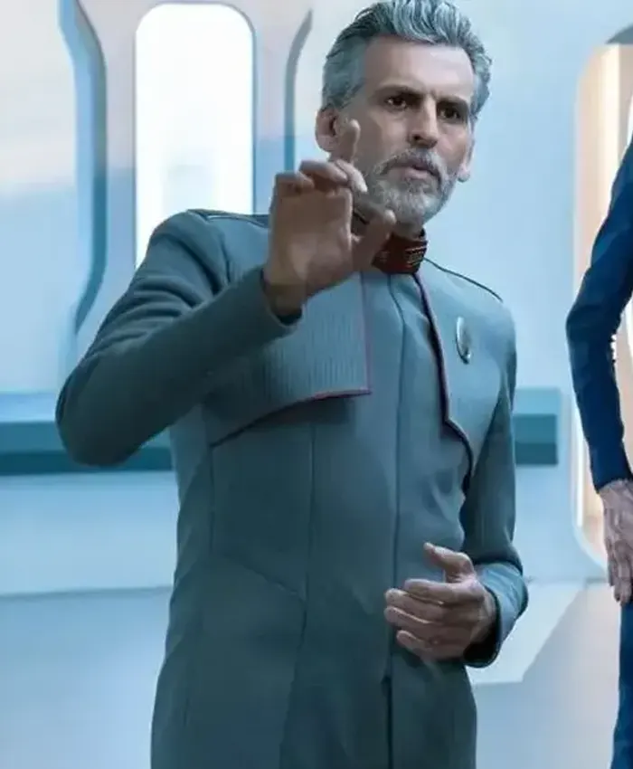 Admiral Charles Vance Star Trek Discovery S05 Grey Jacket