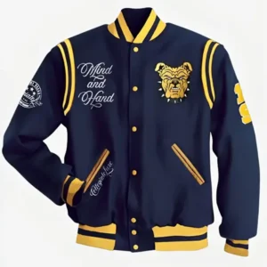 Aggie North Carolina A and T Blue Varsity Jacket