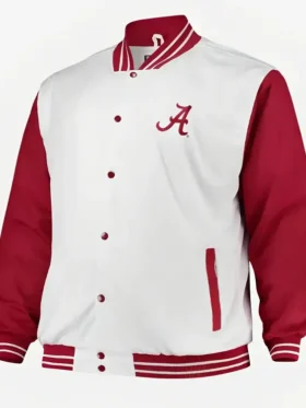 Alabama Crimson Tide Full Snap Varsity Jacket