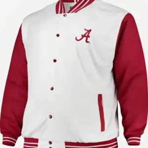 Alabama Crimson Tide Full Snap Varsity Jacket
