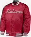Alabama Crimson Tide Red Satin Letterman Jacket