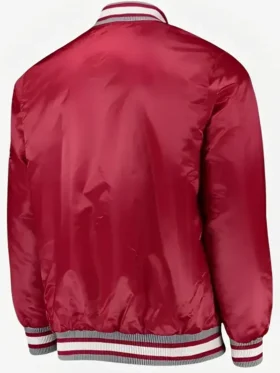 Alabama Crimson Tide Red Satin Letterman Jacket On Sale