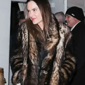 Alessandra Ambrosio Brown Jacket