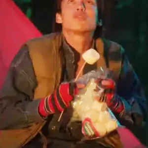 Alex Diaz Glitter and Doom 2024 Puffer Vest