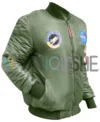 Alpha Industries MA-1 Nasa Green Bomber Jacket right