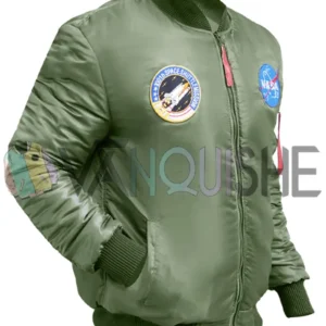 Alpha Industries MA-1 Nasa Green Bomber Jacket right