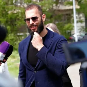 Andrew Tate Blue Wool Blazer 1