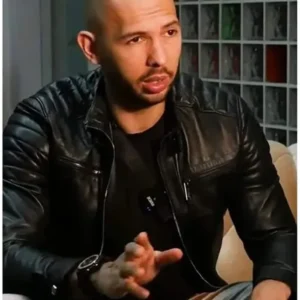 Andrew Tate Cafe Racer Black Jacket 1