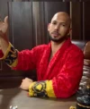 Andrew Tate Red Versace Robe