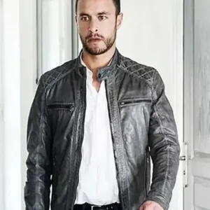 Antoine Dumas Candice Renoir Black Motorcycle Leather Jacket
