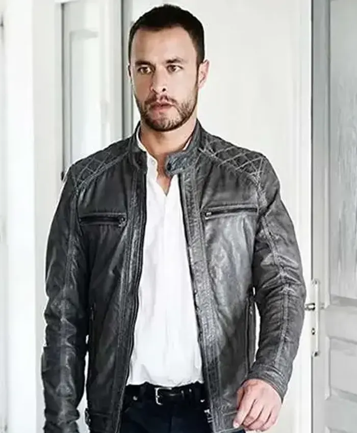 Antoine Dumas Candice Renoir Black Motorcycle Leather Jacket
