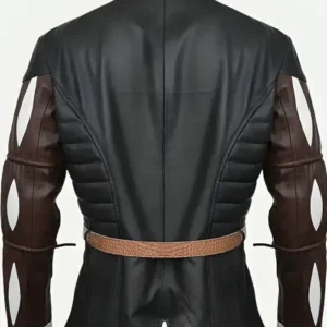 Astarion Cosplay Baldurs Gate 3 Leather Jacket Backside