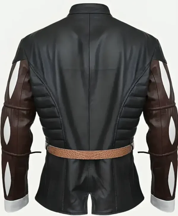 Astarion Cosplay Baldurs Gate 3 Leather Jacket Backside
