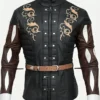 Astarion Cosplay Baldurs Leather Jacket