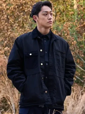 Bong Gil Exhuma 2024 Black Cotton Jacket