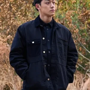 Bong Gil Exhuma 2024 Black Cotton Jacket