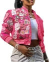 Burn Book Pink Mean Girls Bomber Jacket