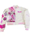 Burn Book White Plastics Mean Girls Varsity Jacket On Sale