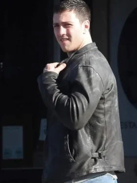 Buy Aaron Taylor Johnson Godzilla Black Leather Jacket