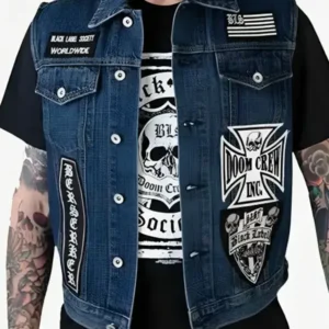 Buy Black Label Society Ozzy Jeans Vest