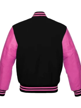 Buy Black and Pink Varsity Jacket For Sale Men And Women