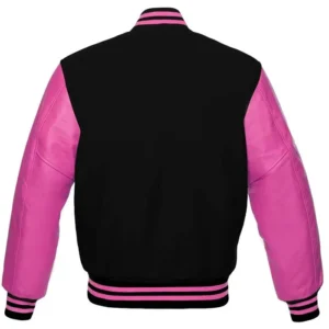Buy Black and Pink Varsity Jacket For Sale Men And Women