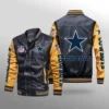 Buy Dallas Cowboys Leather Bomber Jacket