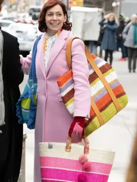 Buy Elsbeth 2024 Carrie Preston Pink Wool Coat