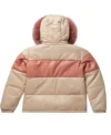 Buy Fur Hooded Pink Leather V Bomber Jacket