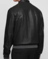 Buy Hugo Boss Leather Bomber Jacket
