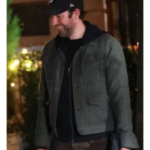 Buy IF 2024 John Krasinski Grey Wool Jacket