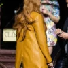 Buy It Ends With Us 2024 Blake Lively Yellow Leather Coat