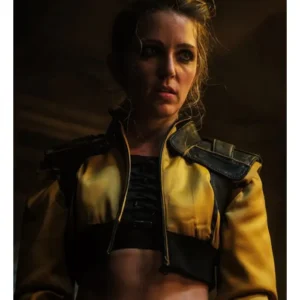 Buy Jessica Rothe Boy Kills World 2024 Yellow Jacket
