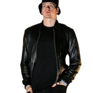 Buy Joe Burrow Pre Game Leather Bomber Jacket