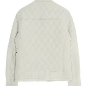 Buy Joe Burrow White Quilted Jacket