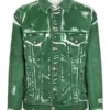 Buy Joe Burrows Green Denim Jacket