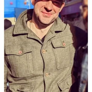 Buy John Krasinski A Quiet Place Day One 2024 Wool Jacket