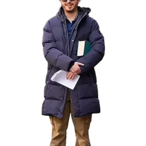 Buy John Life and Beth S02 Blue Hooded Puffer Coat