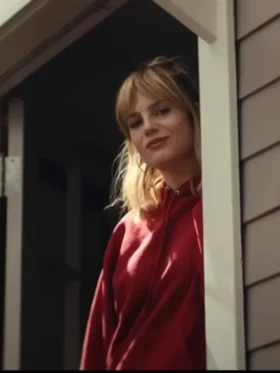 Buy Lucy Boynton The Greatest Hits 2024 Red Hoodie