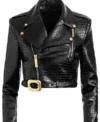 Buy Max Mitchell Wild Cards 2024 Crop Leather Jacket