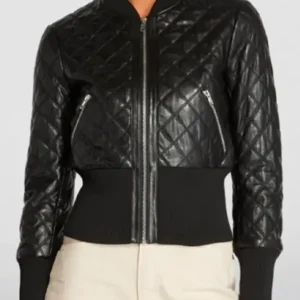 Buy Maya Stern Fool Me Once 2024 Crop Quilted Jacket