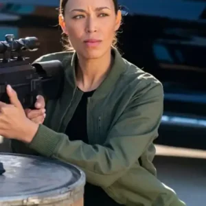 Buy Michelle Chambers The Equalizer S04 Green Bomber Jacket